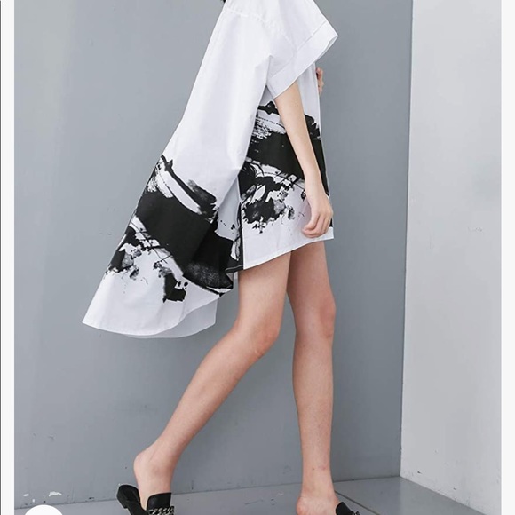 Abstract Hi Lo Shirt - Picture 4 of 5